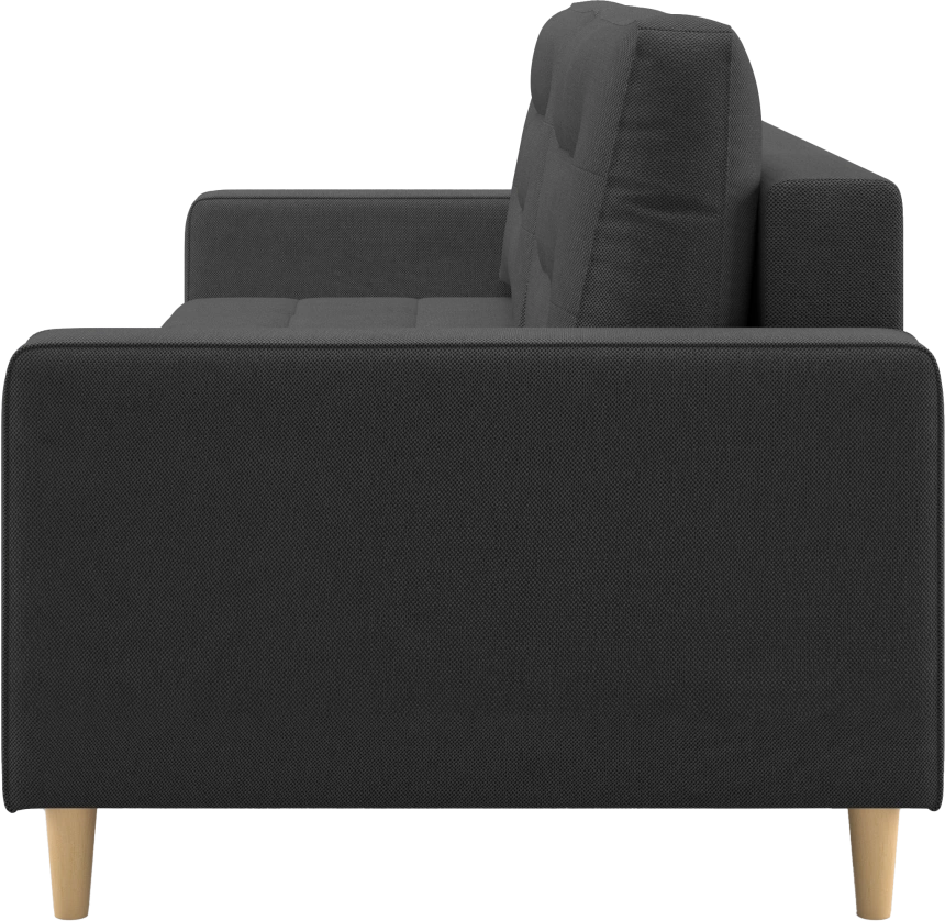 Диван прямой Дисент, модель 041, Inari 100 black (черный)