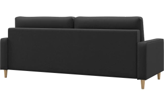 Диван прямой Дисент, модель 041, Inari 100 black (черный)