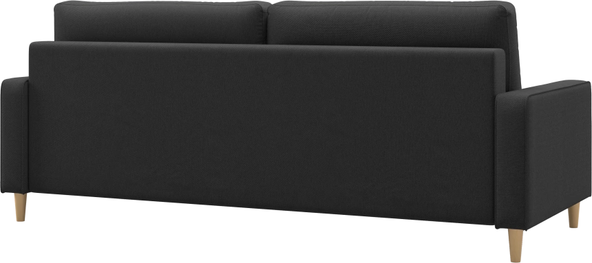 Диван прямой Дисент, модель 041, Inari 100 black (черный)