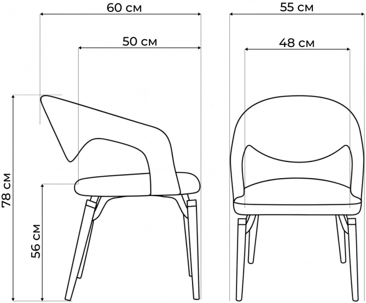 Стул-кресло Palma, мягкий, белый / белый с золотом