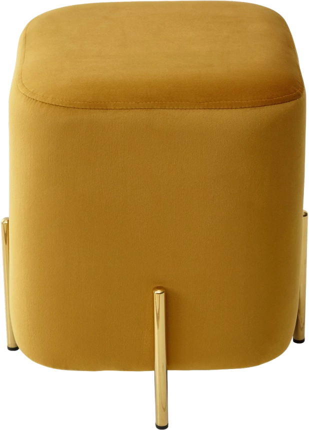 Пуф Ares, Bluvel-68 yellow / gold
