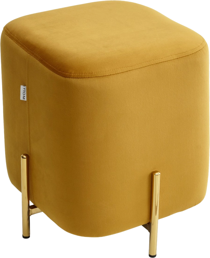 Пуф Ares, Bluvel-68 yellow / gold