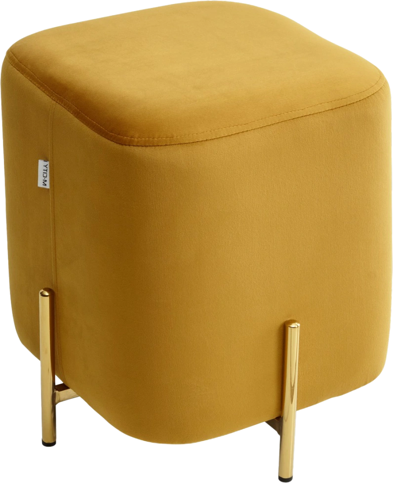 Пуф Ares, Bluvel-68 yellow / gold