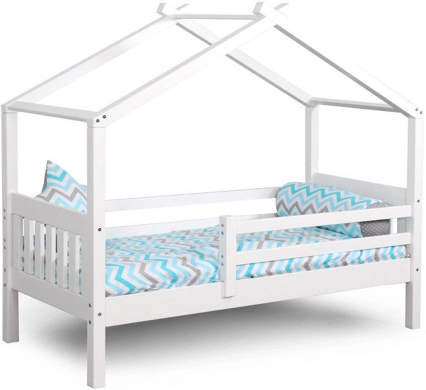 Кровать-домик детская Ассоль, 70*160, белый