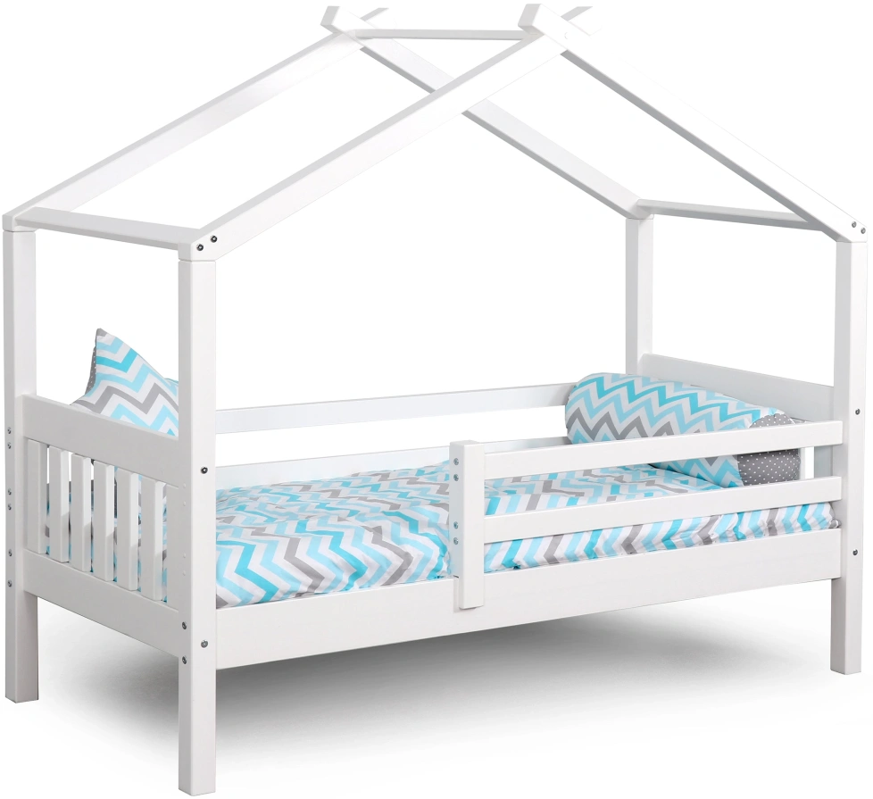 Кровать-домик детская Ассоль, 70*160, белый