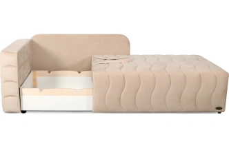 Диван-кровать Орион, левый, мора бежевый