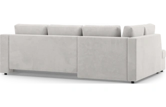 Диван угловой Невада, модель 020, комплектация 3 левый, Omega 01 (бежевый)