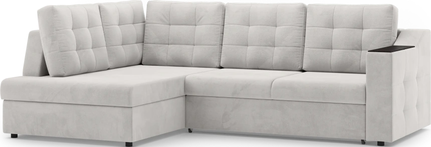 Диван угловой Невада, модель 020, комплектация 3 левый, Omega 01 (бежевый)