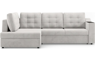 Диван угловой Невада, модель 020, комплектация 3 левый, Omega 01 (бежевый)