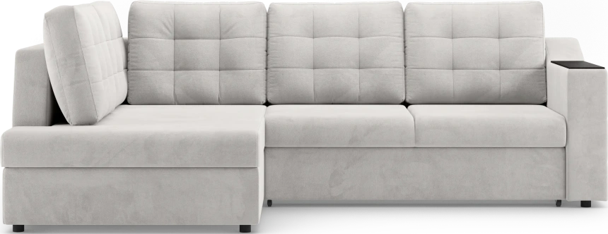 Диван угловой Невада, модель 020, комплектация 3 левый, Omega 01 (бежевый)