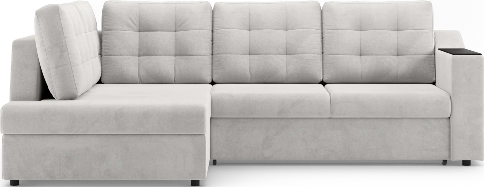 Диван угловой Невада, модель 020, комплектация 3 левый, Omega 01 (бежевый)