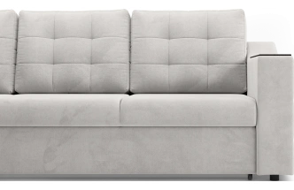 Диван угловой Невада, модель 020, комплектация 3 левый, Omega 01 (бежевый)