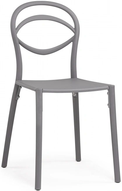 Стул Simple, пластиковый, серый