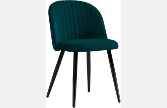 Стул Gabi 1, мягкий, green / black