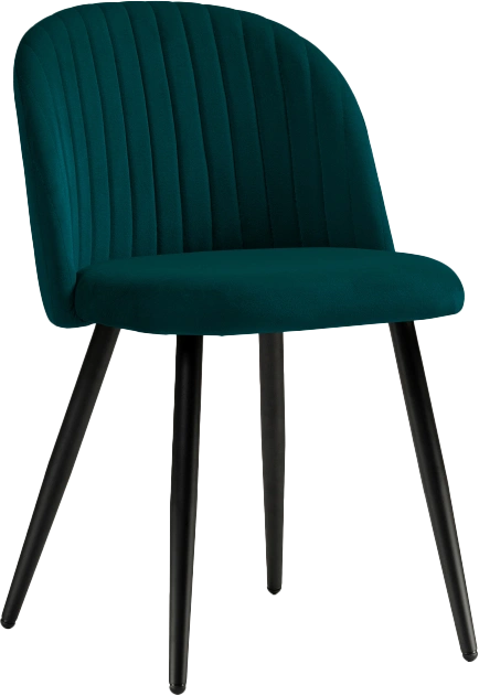 Стул Gabi 1, мягкий, green / black