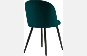 Стул Gabi 1, мягкий, green / black