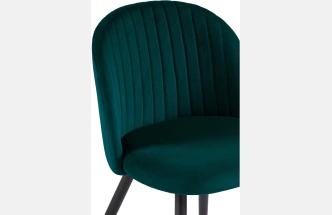 Стул Gabi 1, мягкий, green / black