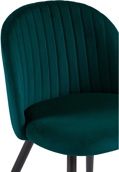 Стул Gabi 1, мягкий, green / black