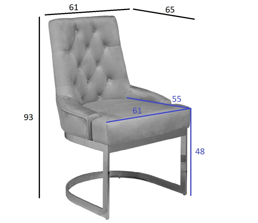 Стул 76AR-6210GOLD-OLV, мягкий, велюр, оливковый / матовое золото 