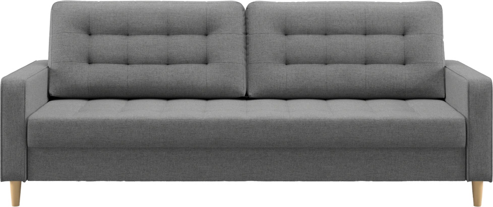 Диван прямой Дисент, модель 041, Inari 90 grafit (серый)