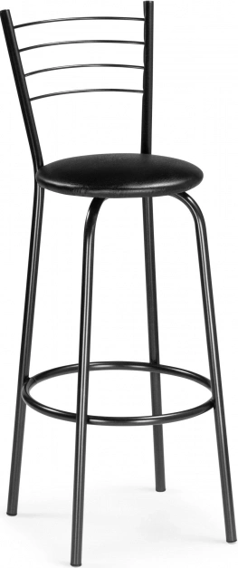 Барный стул Sadov, черный / черный