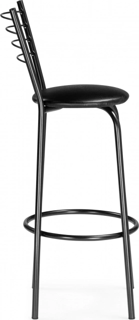 Барный стул Sadov, черный / черный