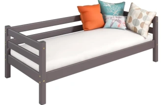 Кровать детская Соня-2, с задней защитой, лаванда