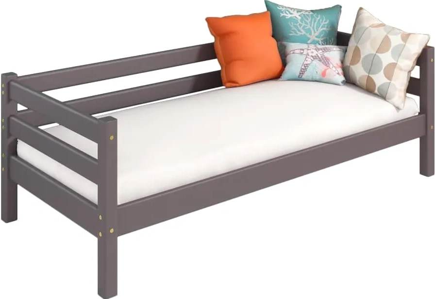 Кровать детская Соня-2, с задней защитой, лаванда