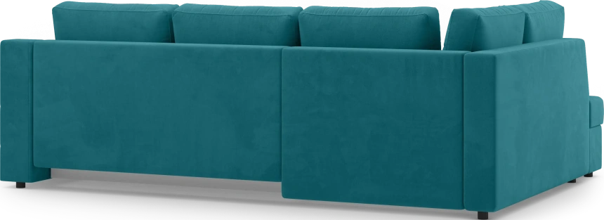 Диван угловой Невада, модель 020, комплектация 3 левый, Omega 61 (зелёный)