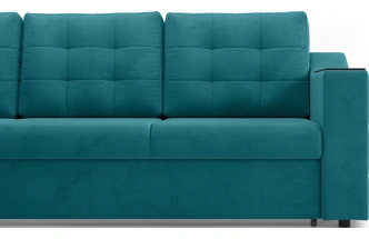 Диван угловой Невада, модель 020, комплектация 3 левый, Omega 61 (зелёный)