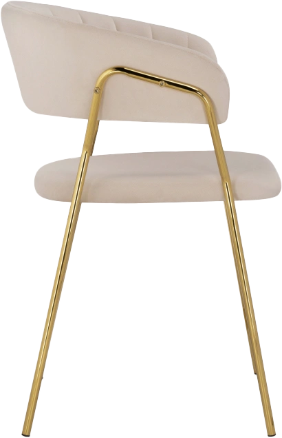 Стул Kamelia 1, beige / gold