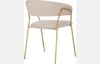 Стул Kamelia 1, beige / gold