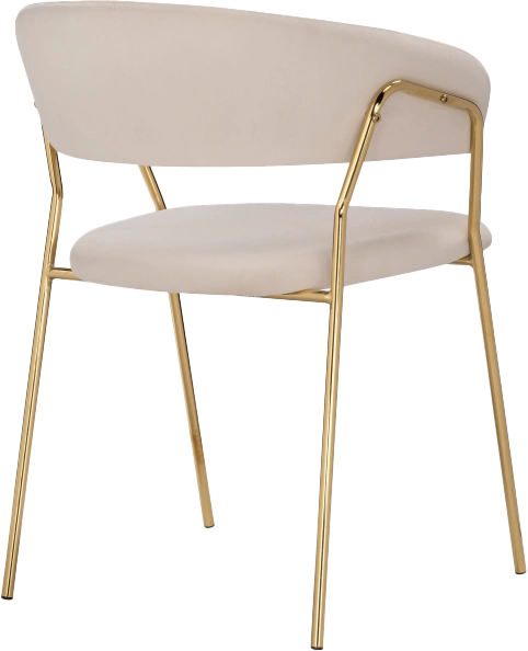 Стул Kamelia 1, beige / gold