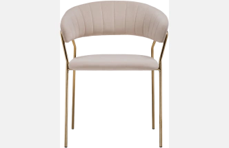 Стул Kamelia 1, beige / gold