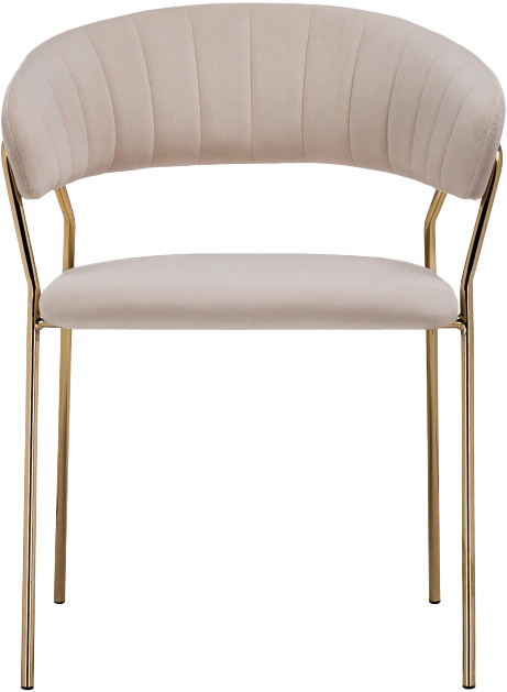 Стул Kamelia 1, beige / gold