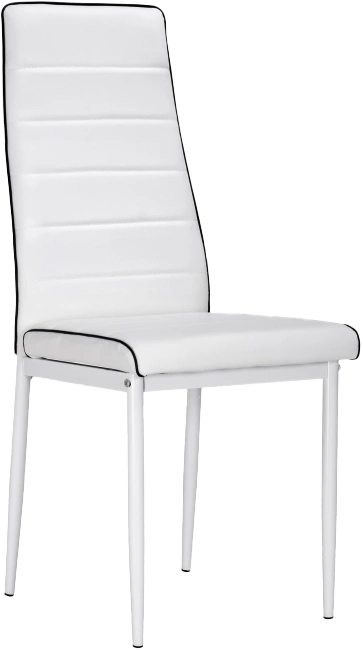 Стул DC2-001, на металлокаркасе, white / black