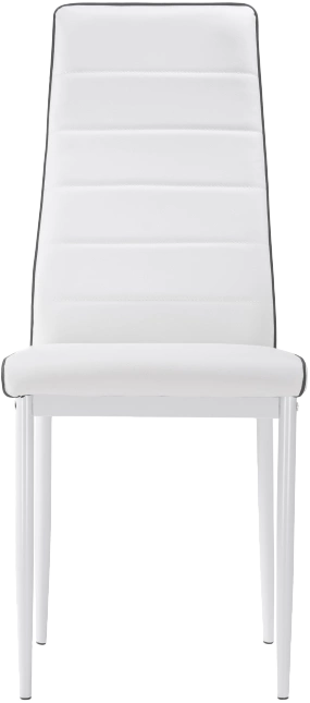Стул DC2-001, на металлокаркасе, white / black