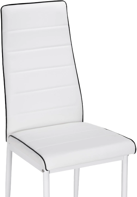 Стул DC2-001, на металлокаркасе, white / black