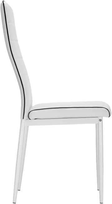 Стул DC2-001, на металлокаркасе, white / black
