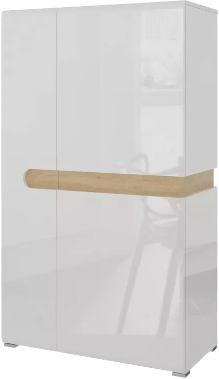 Комод Катания, Белый / Дуб небраска