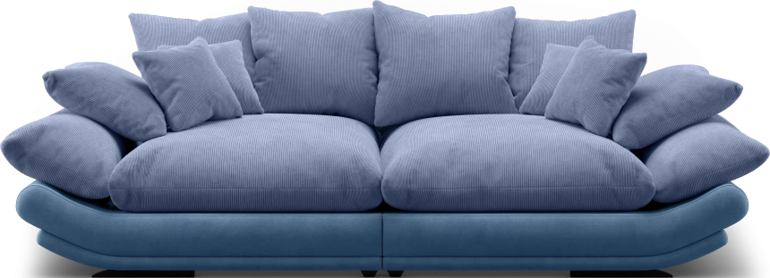 Диван прямой Авиньон, модель 001, Vertical 795 / Balance 784 синий