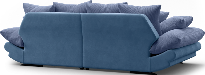 Диван прямой Авиньон, модель 001, Vertical 795 / Balance 784 синий