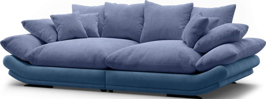 Диван прямой Авиньон, модель 001, Vertical 795 / Balance 784 синий