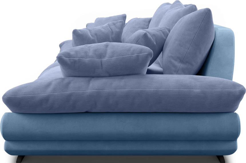 Диван прямой Авиньон, модель 001, Vertical 795 / Balance 784 синий