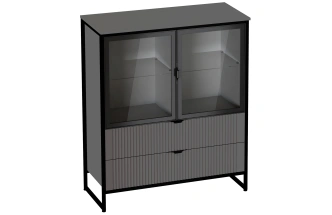 Модульная гостиная Нора 2, металл бруклин / графит