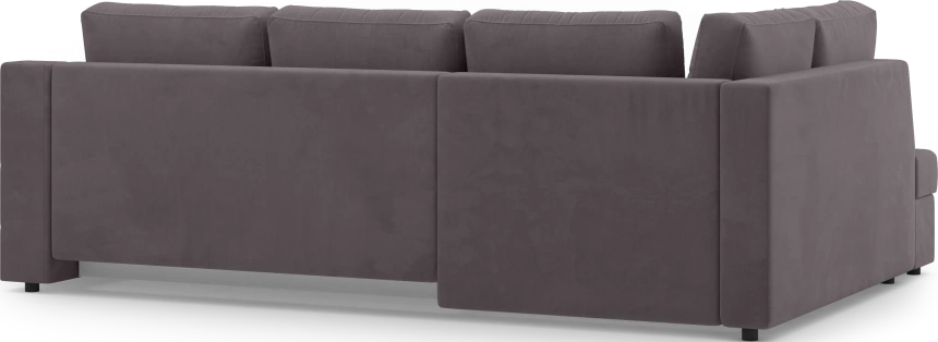 Диван угловой Невада, модель 020, комплектация 3 левый, Omega 24 (коричневый)