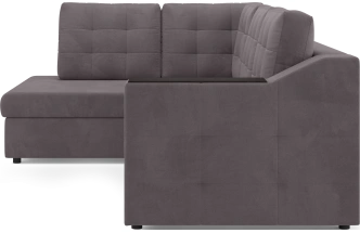 Диван угловой Невада, модель 020, комплектация 3 левый, Omega 24 (коричневый)