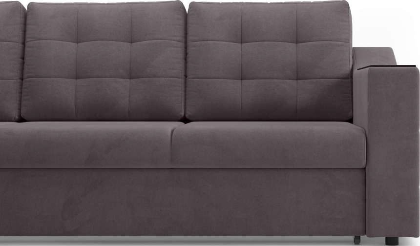 Диван угловой Невада, модель 020, комплектация 3 левый, Omega 24 (коричневый)