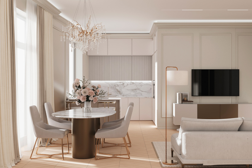 Комод Space, с полками