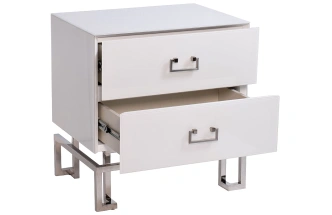 Тумба прикроватная KFG085-NI, с ящиками 